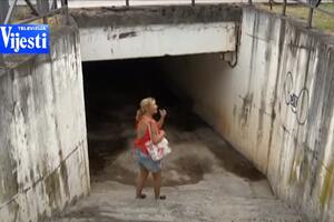 Podzemni prolaz za pješake u Budvi duže vrijeme nije funkcionalan
