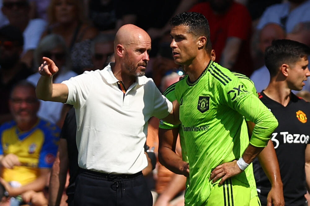 Ronaldo i Ten Hag, Foto: Reuters