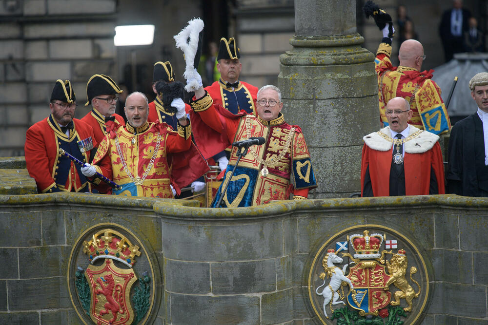 Ceremonija proglašenja kralja Čarlsa III u Edinburgu