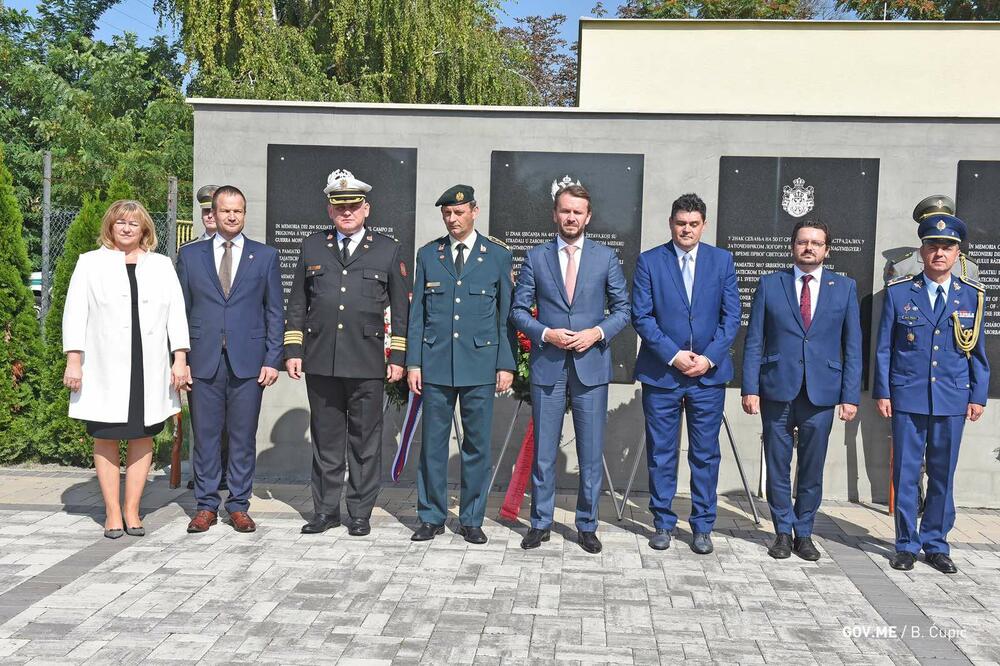 Konjević tokom zvanične posjete Slovačkoj, Foto: Ministarstvo odbrane Crne Gore