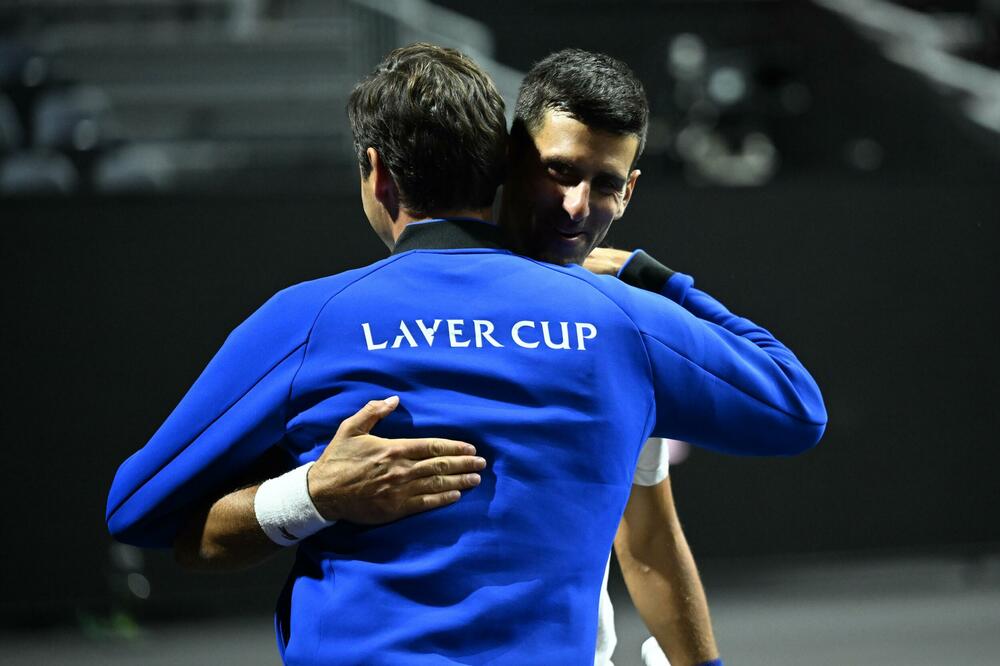 Đoković i Federer, Foto: Laver cup