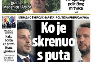 Naslovna strana "Vijesti" za 5. oktobar 2022.