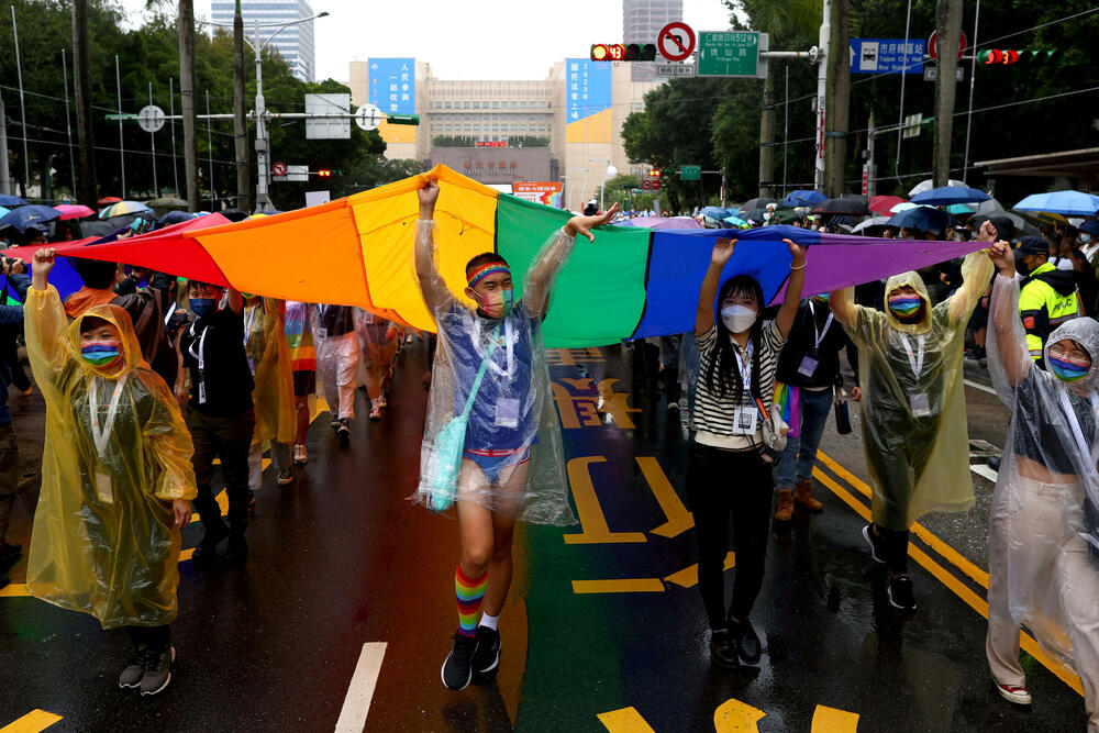 <p>Tajvan je na čelu rastućeg pokreta za LGBTQ prava u Aziji, a 2019. godine našao se na prvom mjestu u regionu nakon legalizacije gej brakova</p>