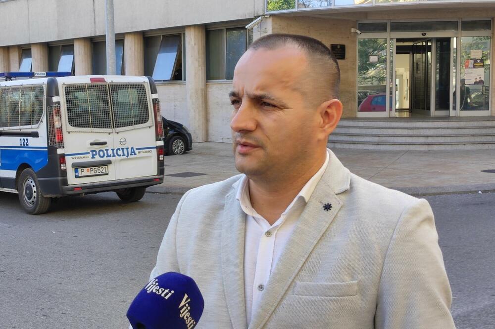 Igor Rmandić, predsjednik Nezavisnog sindikata policije Crne Gore, Foto: Slađan Fatić