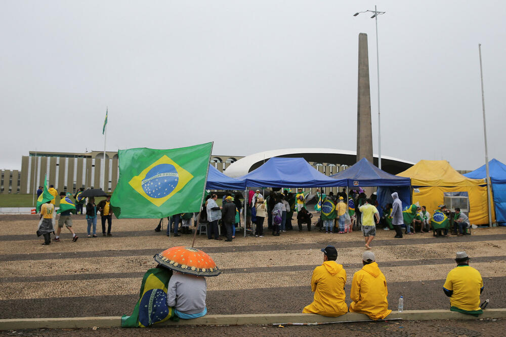 Bolsonarove pristalice, Foto: Reuters