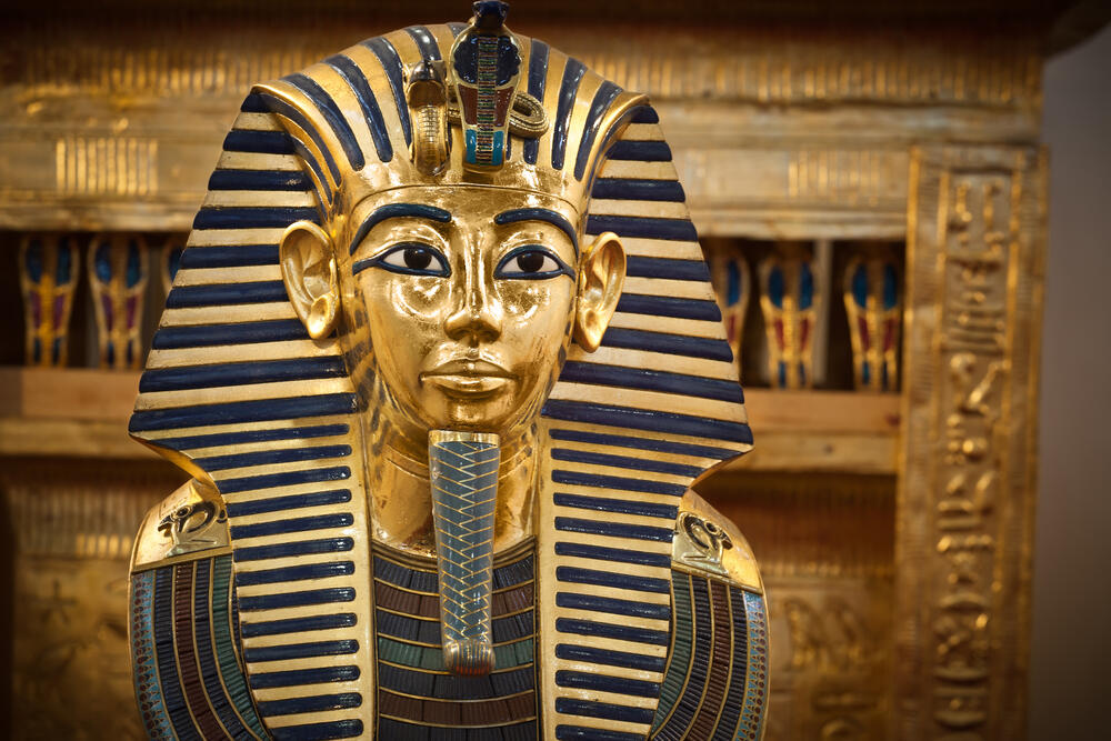 Tutankamonova posmrtna maska napravljena od zlata