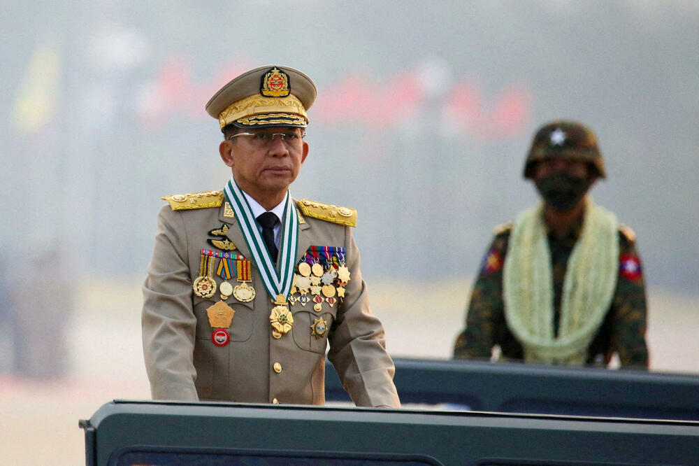 Min Aung Hlaing, vladajući general u Mjanmaru, Foto: Reuters