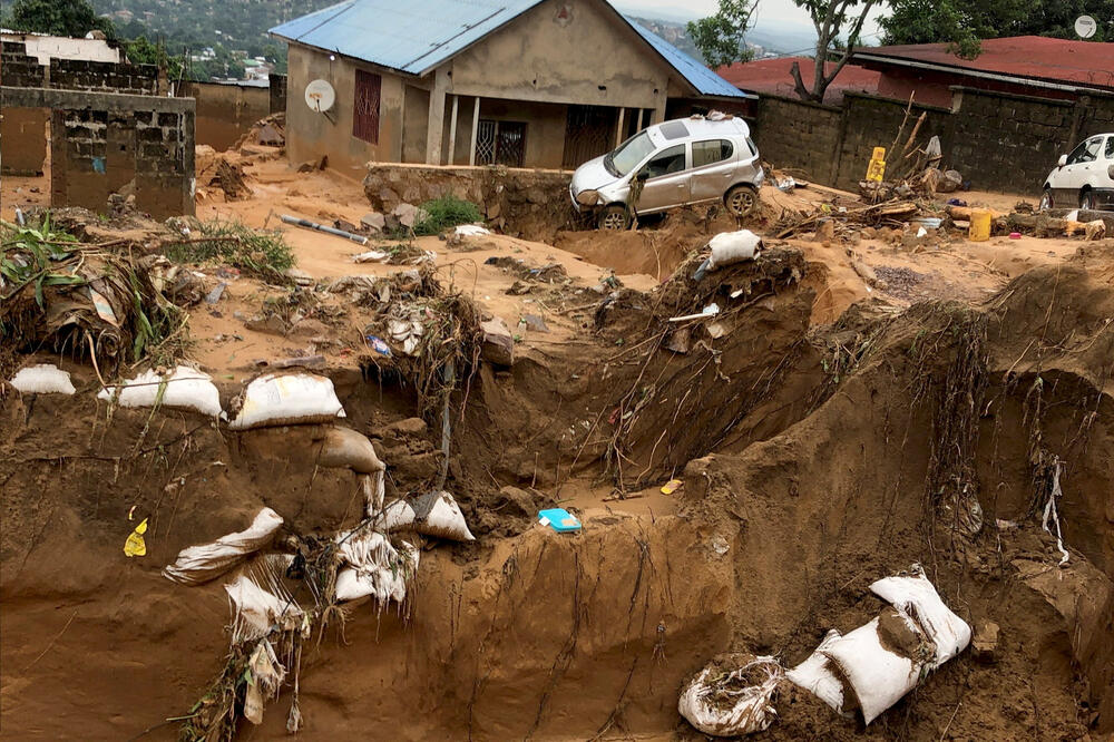 Dio glavnog grada Kinšase pogođen poplavama, Foto: Reuters