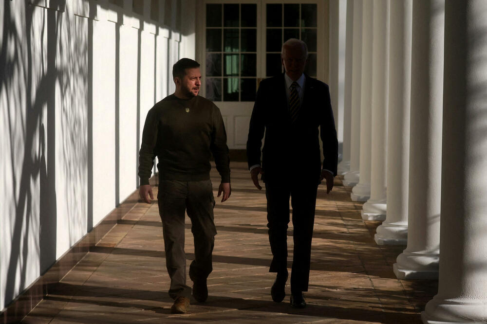 Zelenski sa predsjednikom SAD Džoom Bajdenom u Vašingtonu, Foto: Reuters
