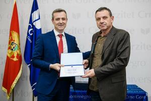 Profesoru Lazaru Pejoviću godišnja nagrada UCG-a