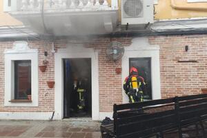 Ugašen požar u lokalu u centru Podgorice, nema povrijeđenih