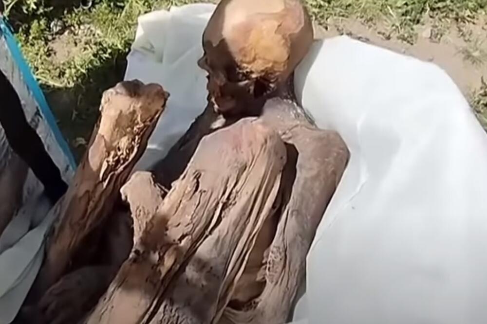 Pronađena mumija, Foto: Screenshot/Youtube