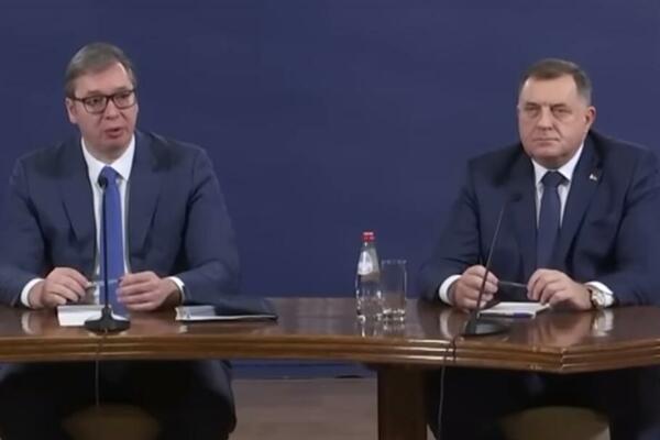 Vučić prihvatio Dodikovu ideju: Sabor srpskog naroda će se održati...