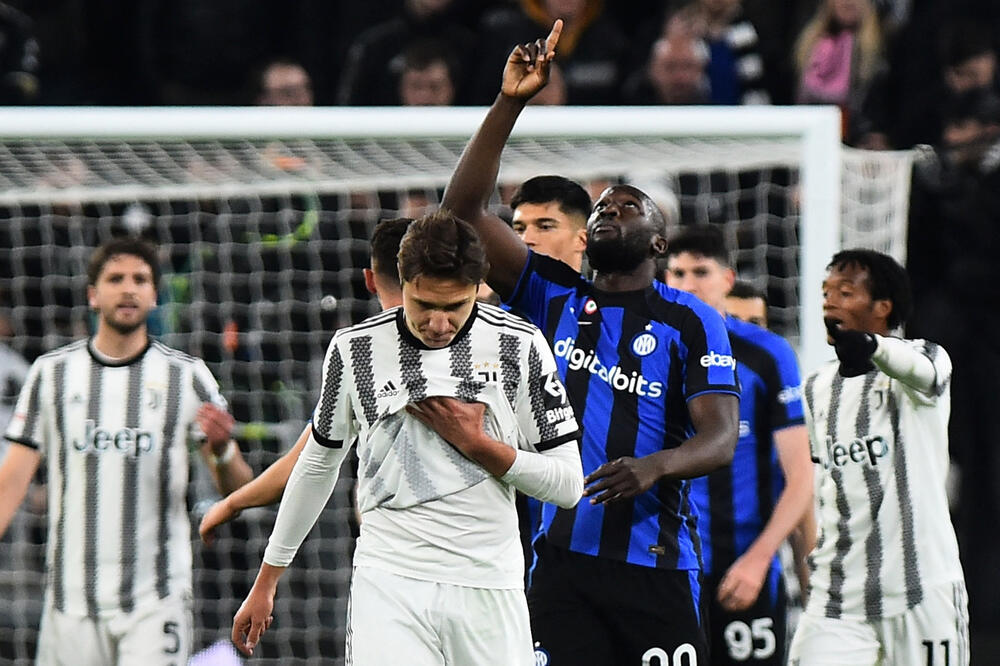 Lukaku tokom meča sa Juventusom, Foto: Reuters
