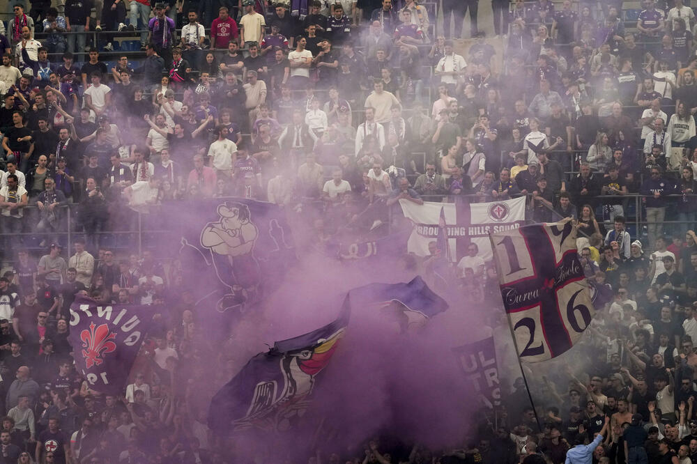 Fiorentina je igrala samo do srwedine poluvremena, Foto: Beta/AP