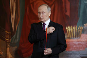 Putin prisustvovao liturgiji u Moskvi