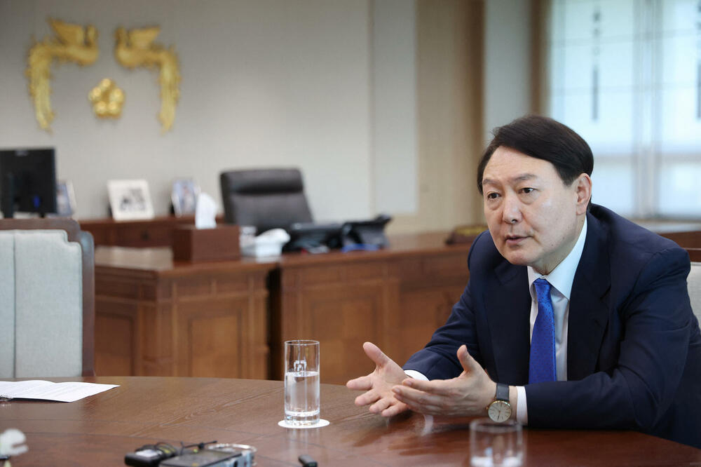 Jun Suk Jeol tokom intervjua za Rojters u Seulu, Foto: Rojters