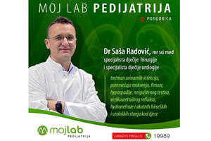 Dr Saša Radović, mr sci med u Pedijatriji Moj Lab.