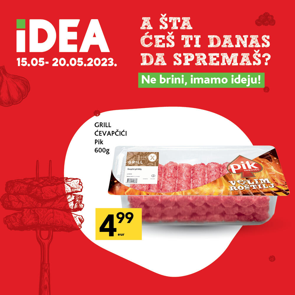 <p><strong>U IDEA prodavnicama očekuje vas provjereno i kvalitetno pakovano meso </strong></p>