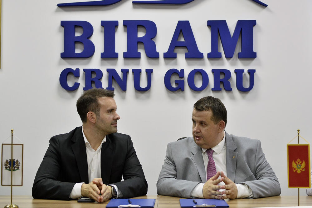 Novaković i lider Pokreta Evropa sad Milojko Spajić, Foto: Biram Crnu Goru