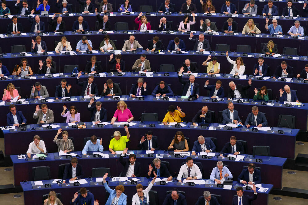 Sa sjednice Evropskog parlamenta, Foto: Reuters