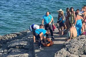 Tivat: Turistkinja teže povrijeđena na plaži Pržno