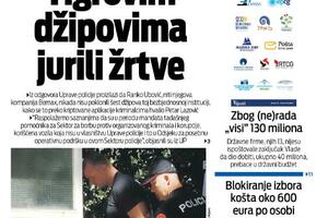 Naslovna strana "Vijesti" za 21. jul 2023.
