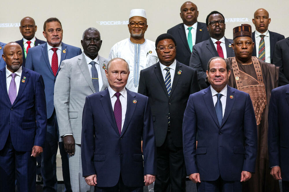 Vladimir Putin i afrički lideri, Foto: Reuters