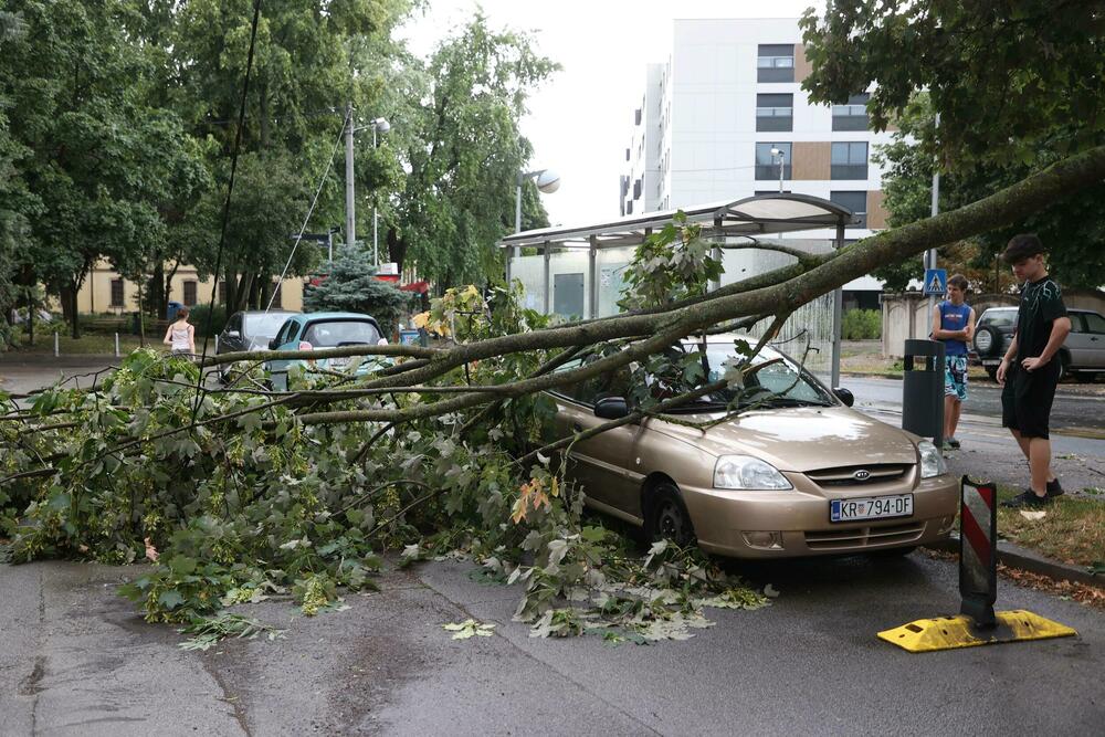 Olujno nevrijeme u Zagrebu prije desetak dana