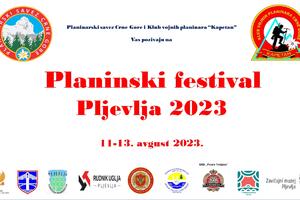Planinski festival "Pljevlja 2023" od 11. do 13. avgusta
