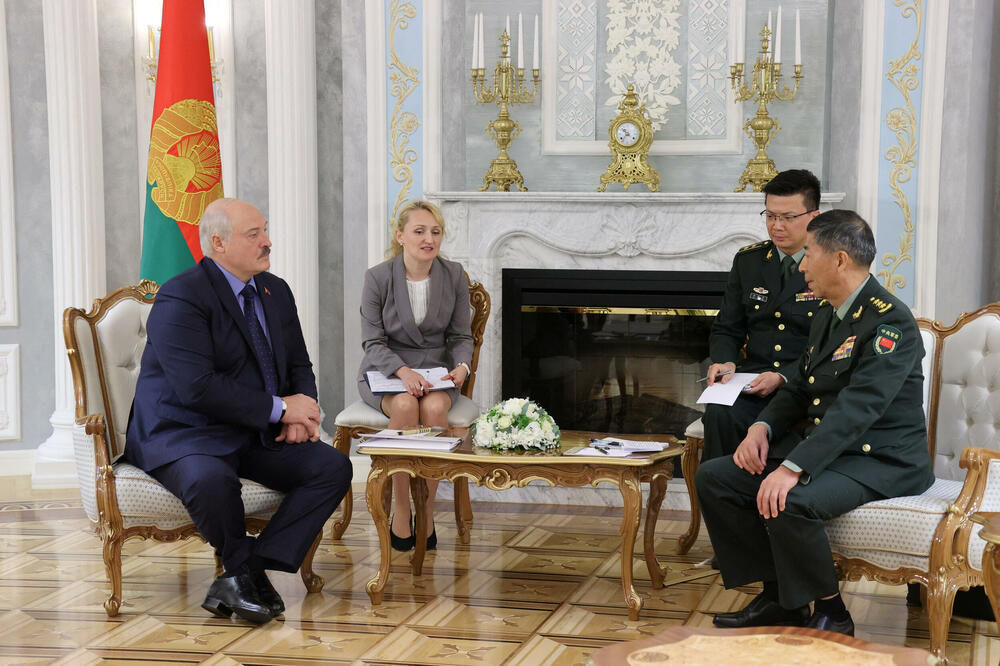 Lukašenko i Šangfu, Foto: REUTERS