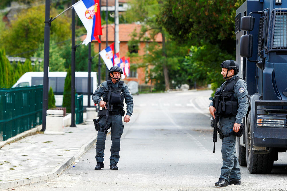 Kosovski policajci u Banjskoj, Foto: Reuters