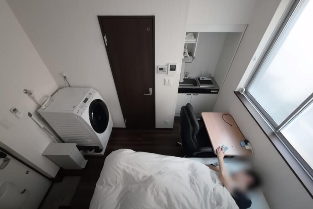 Detalj iz jednog stana veličine 7 me u Japanu, Foto: Printscreen YouTube