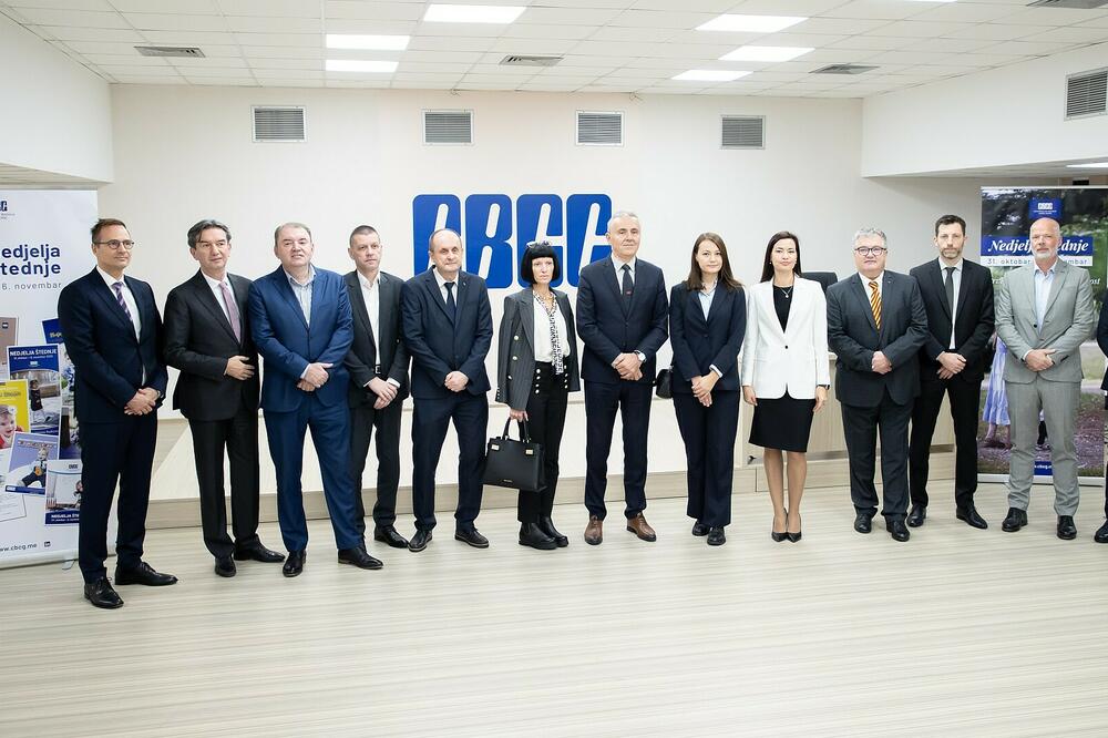 Guverner CBCG Žugić sa predstavnicima bankarskog sektora, Foto: igor sljivancanin
