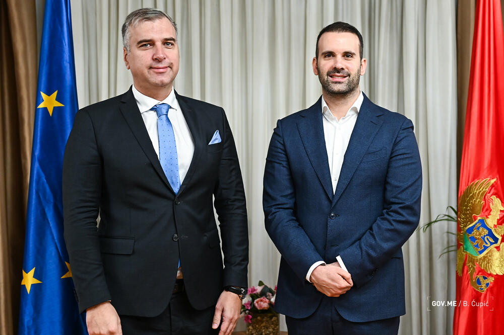 Jukić i Spajić, Foto: Služba za odnose sa javnošću Vlade Crne Gore