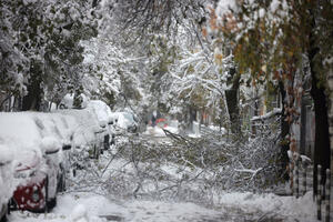 U Bugarskoj stotine hiljada ljudi bez struje zbog snijega i vjetra