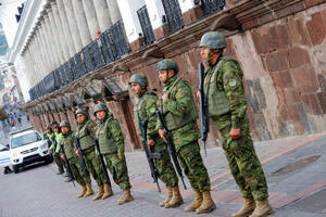 Ekvador - nasilje bez presedana: Vojnici na ulicama, Gvajakil,...