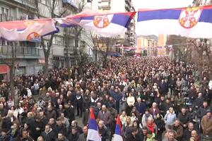 Srbi u Sjevernoj Mitrovici protestuju zbog zabrane dinara, Kurti:...