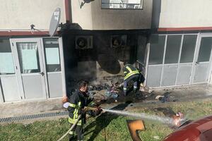 Budva: Požar zahvatio dio prizemlja zgrade, vatra se brzo...