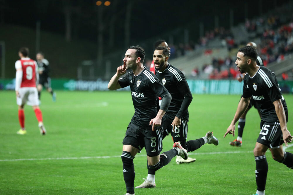 Janković proslavlja gol protiv Brage