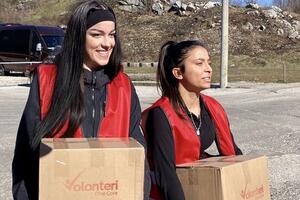 Volonteri Crne Gore: Podijeljeno sto paketa pomoći za pedeset...