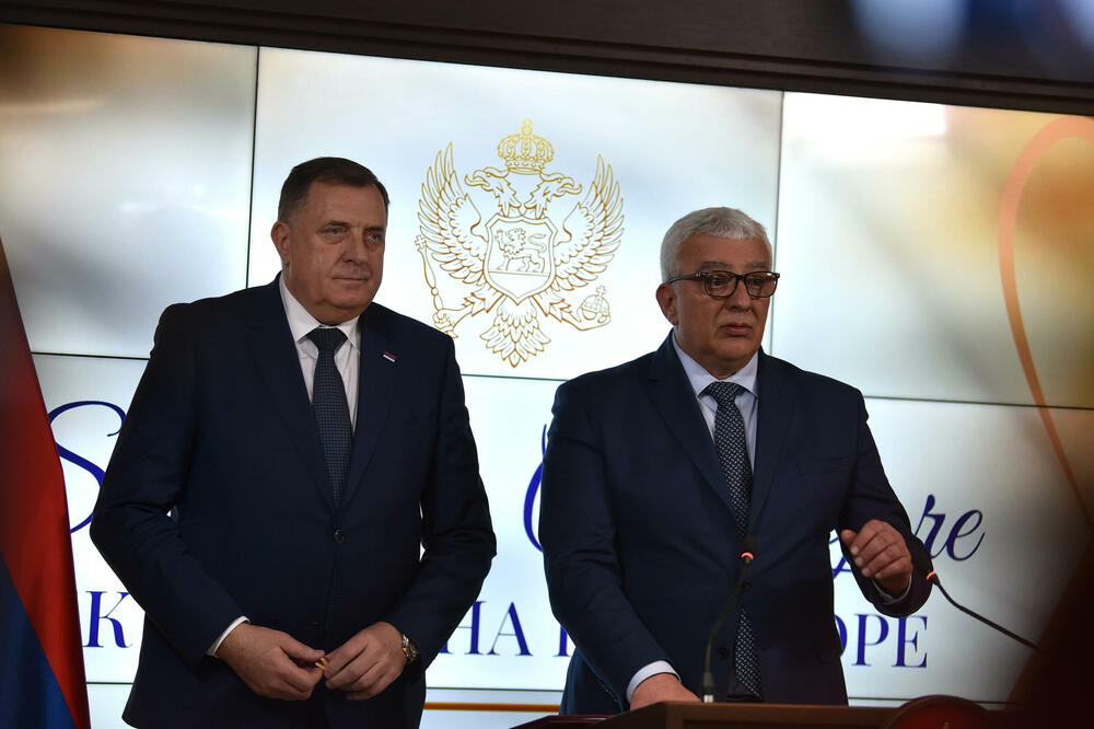 Dodik i Mandić, Foto: Boris Pejović