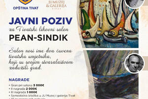 Raspisan konkurs za “Tivatski likovni salon Pean - Sindik”