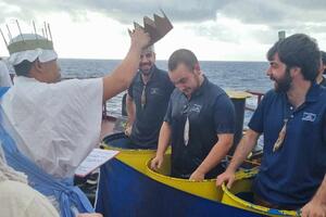 Kapetan iz Kotora sa Neptunom krstio četvoricu mladića na njihovom...