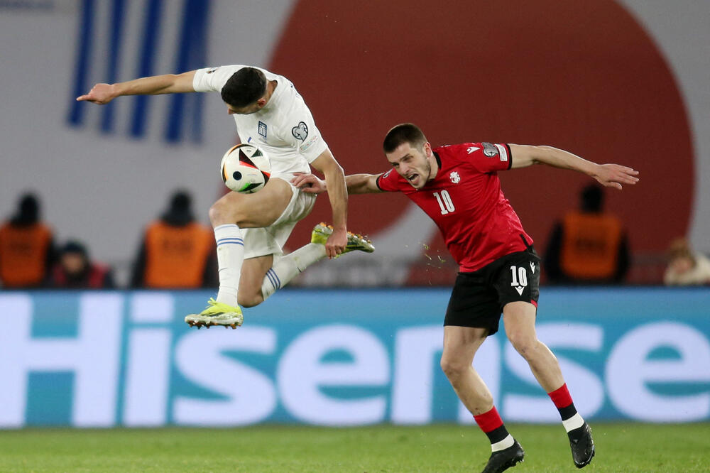 Detalj sa utakmice Gruzije i Grčke, Foto: Reuters