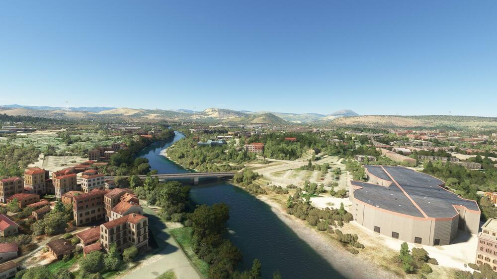 Virtuelna Podgorica bez simbola - mosta Milenijum