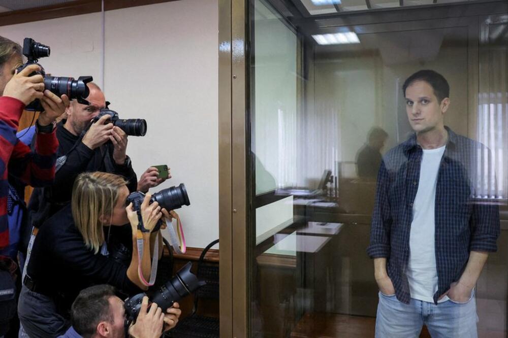 Evan Gerškovič na jednom od sudskih ročišta, Foto: Reuters