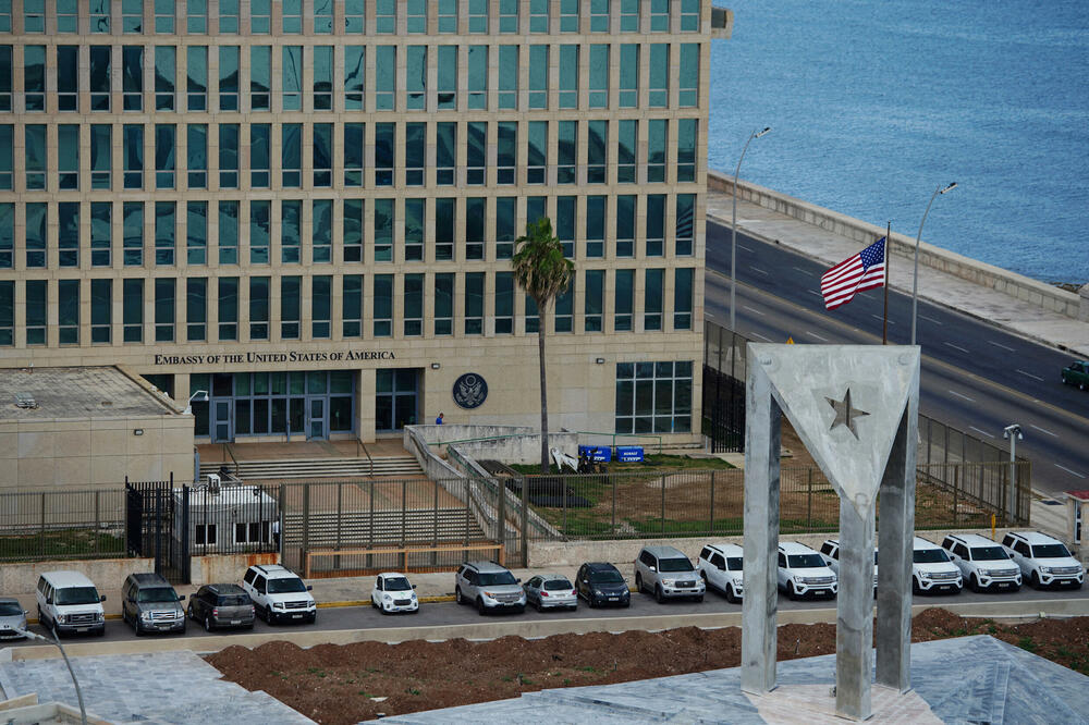 Ambasada SAD u Havani, Foto: Rojters