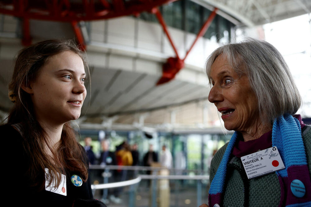 Izricanju presude juče u Strazburu prisustvovala je klimatska aktivistkinja Greta Tunberg