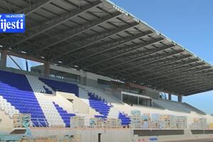 Uprava kaže da radovi na rekonstrukciji tribine stadiona u Nikšiću...